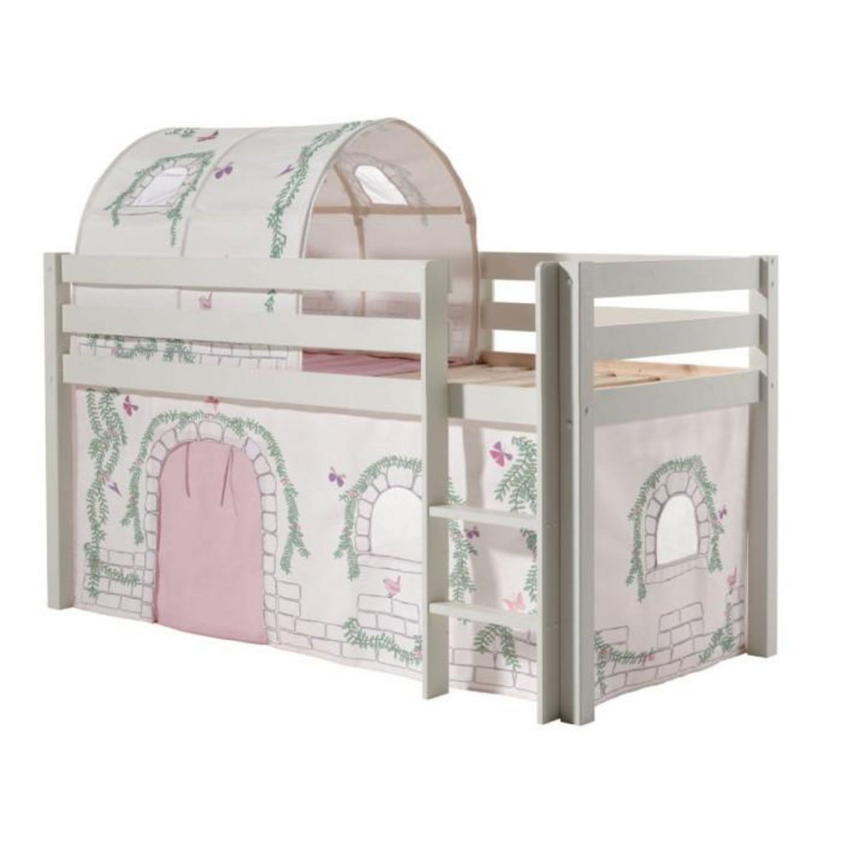 Paris Prix Pack - Lit Enfant, Tente & Tunnel  Pino Birdy  Blanc