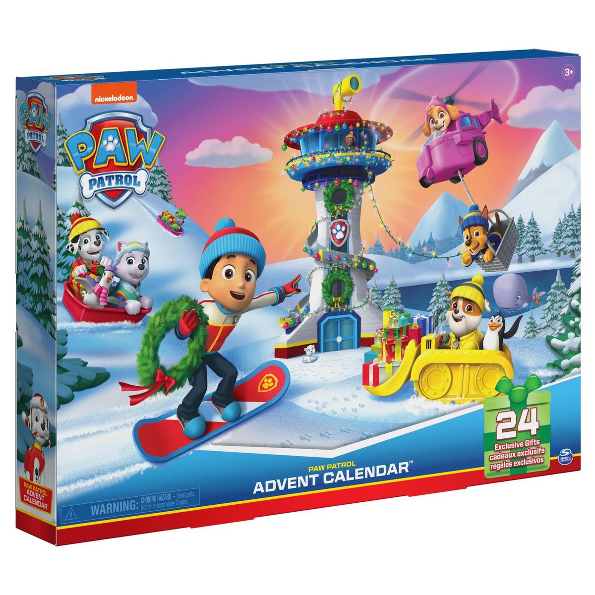 SPIN MASTER Calendrier de l'avent noël 2021 - La Pat' Patrouille