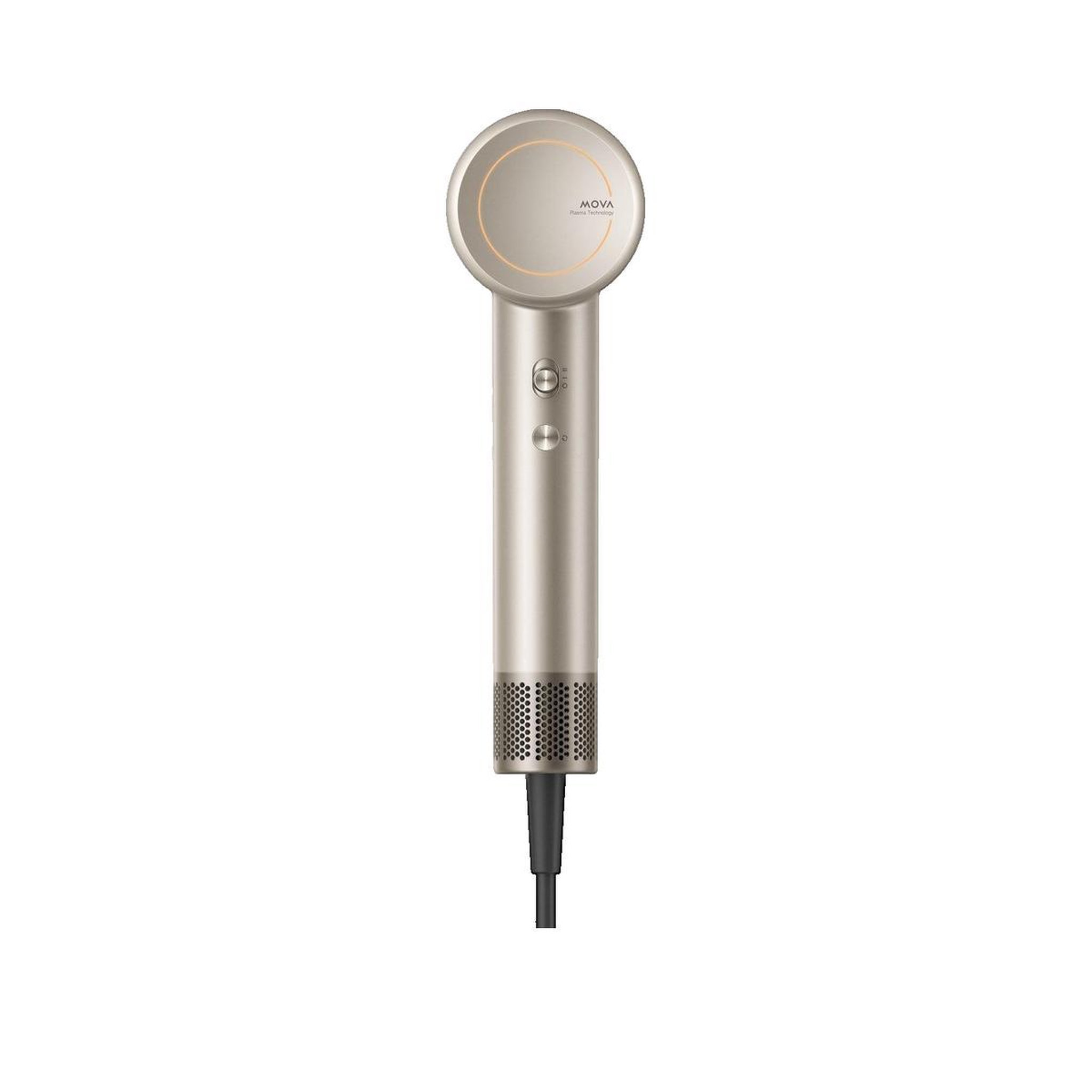 Voir la diapositive 3 : MOVA Sèche-cheveux MOVA Shine 10 Or avec Ionisation