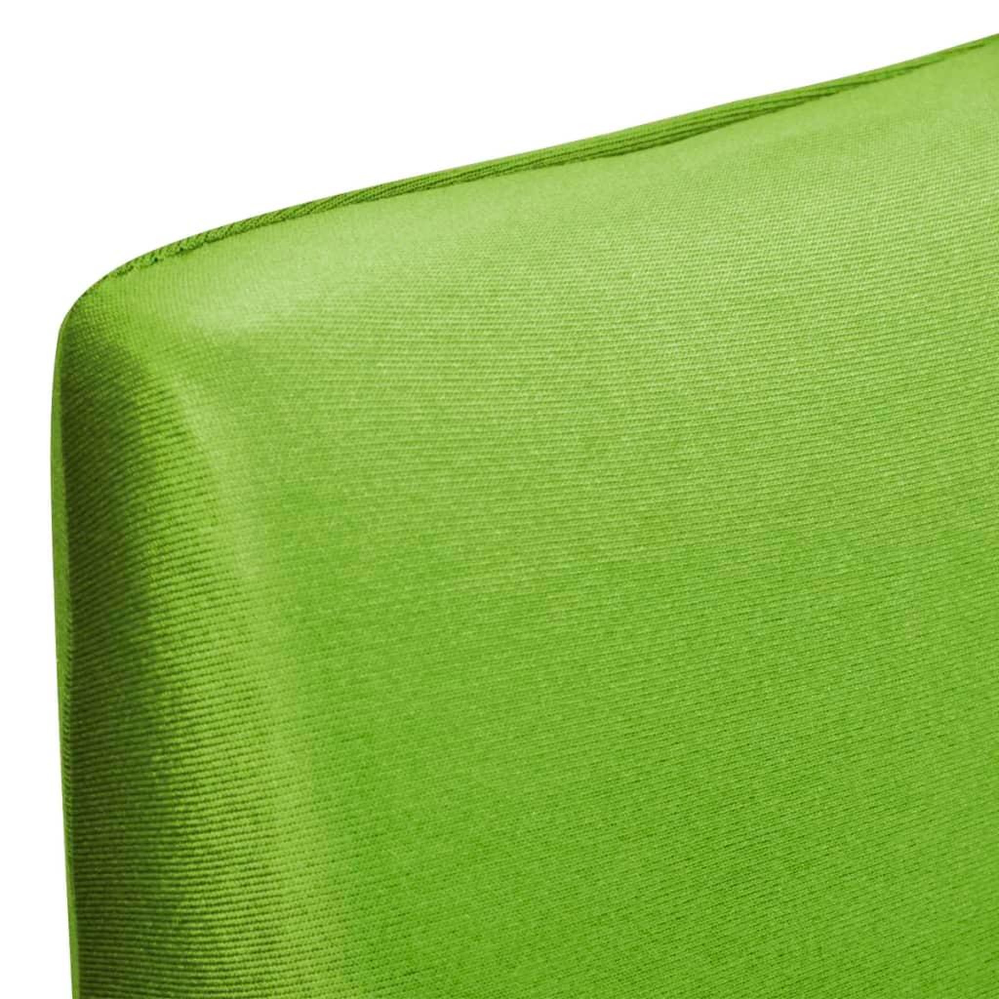 Voir la diapositive 5 : VIDAXL Housse de chaise droite extensible 4 pcs vert