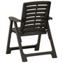 Voir la diapositive 5 : VIDAXL Chaises de jardin lot de 2 Plastique Anthracite