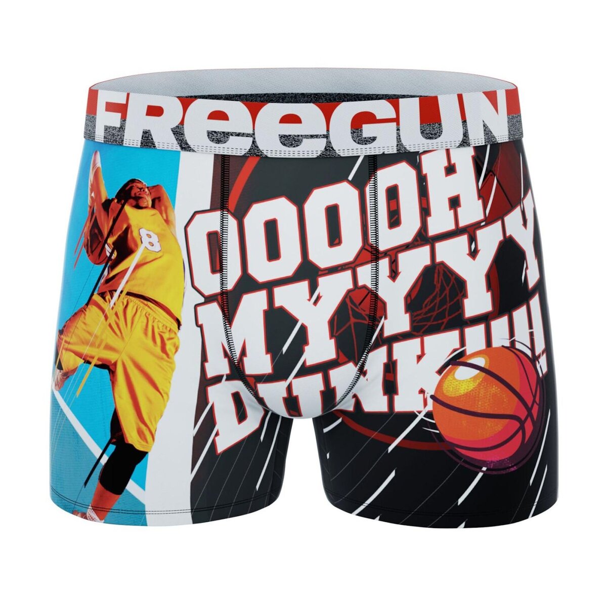 FREEGUN Lot de 4 boxers enfant US Sports