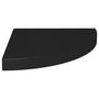 Voir la diapositive 3 : VIDAXL Etageres d'angle flottantes 2 pcs noir 35x35x3,8 cm MDF