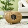 Voir la diapositive 2 : PAWHUT Panier pour chat en résine tressée imitation rotin grand confort dim. 55L x 36l x 42H cm coussin moelleux beige inclus