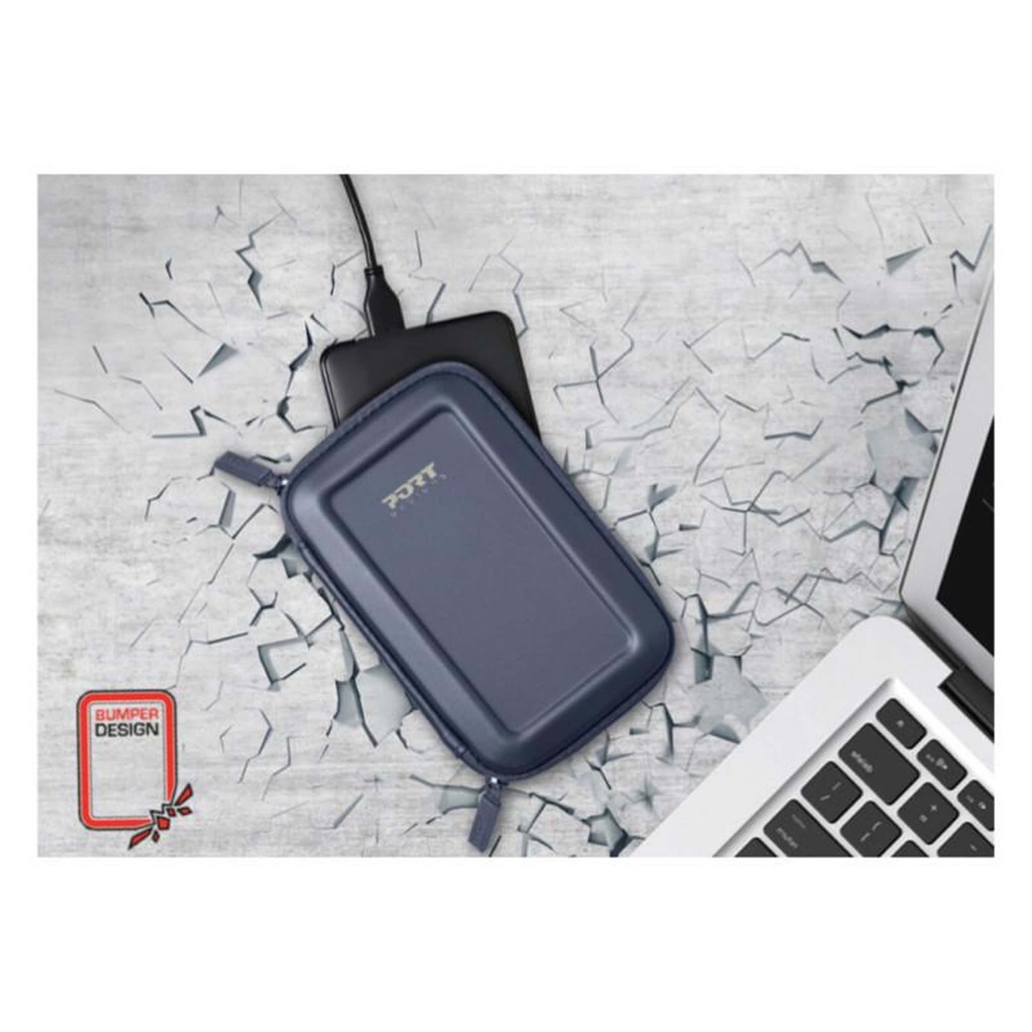 Voir la diapositive 4 : PORT DESIGNS Accessoire pour disque dur Port Designs Etui disque dur PORT noir
