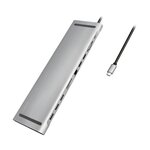 LOGILINK Station d'accueil LogiLink UA0373 USB-C 3.2 Gen 1 argenté