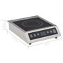 Voir la diapositive 6 : VIDAXL Table de cuisson à induction électrique et écran tactile 3500 W