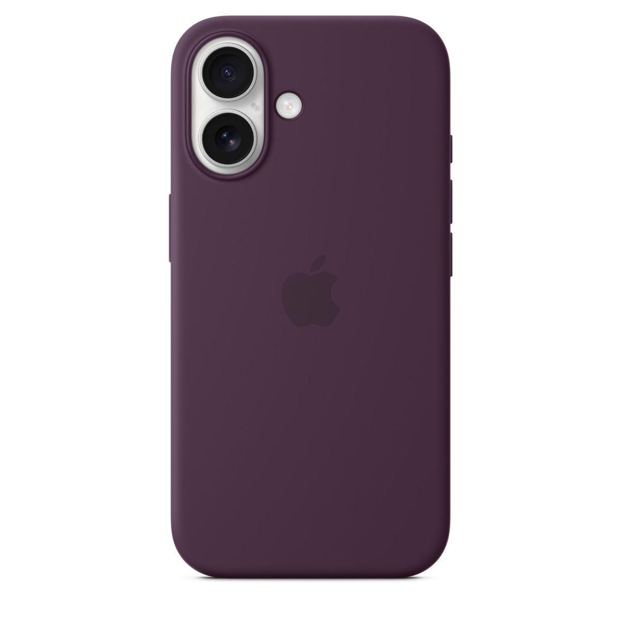 Voir la diapositive 4 : APPLE Coque iPhone 16 MagSafe Prune silicone
