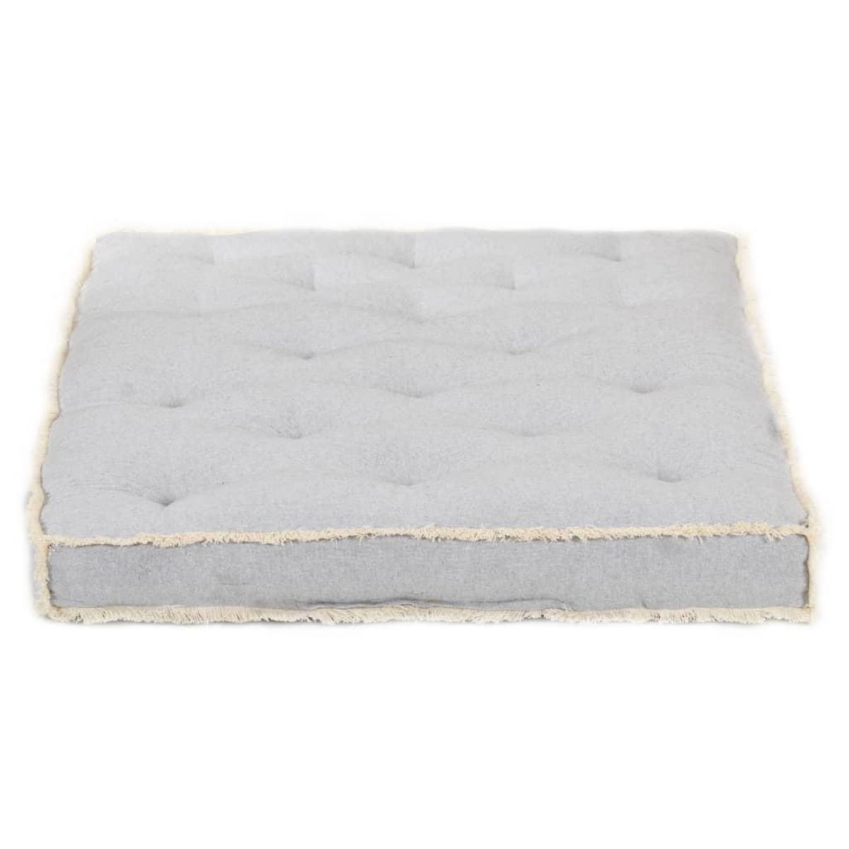 VIDAXL Coussin de canape palette Gris 120x80x10 cm