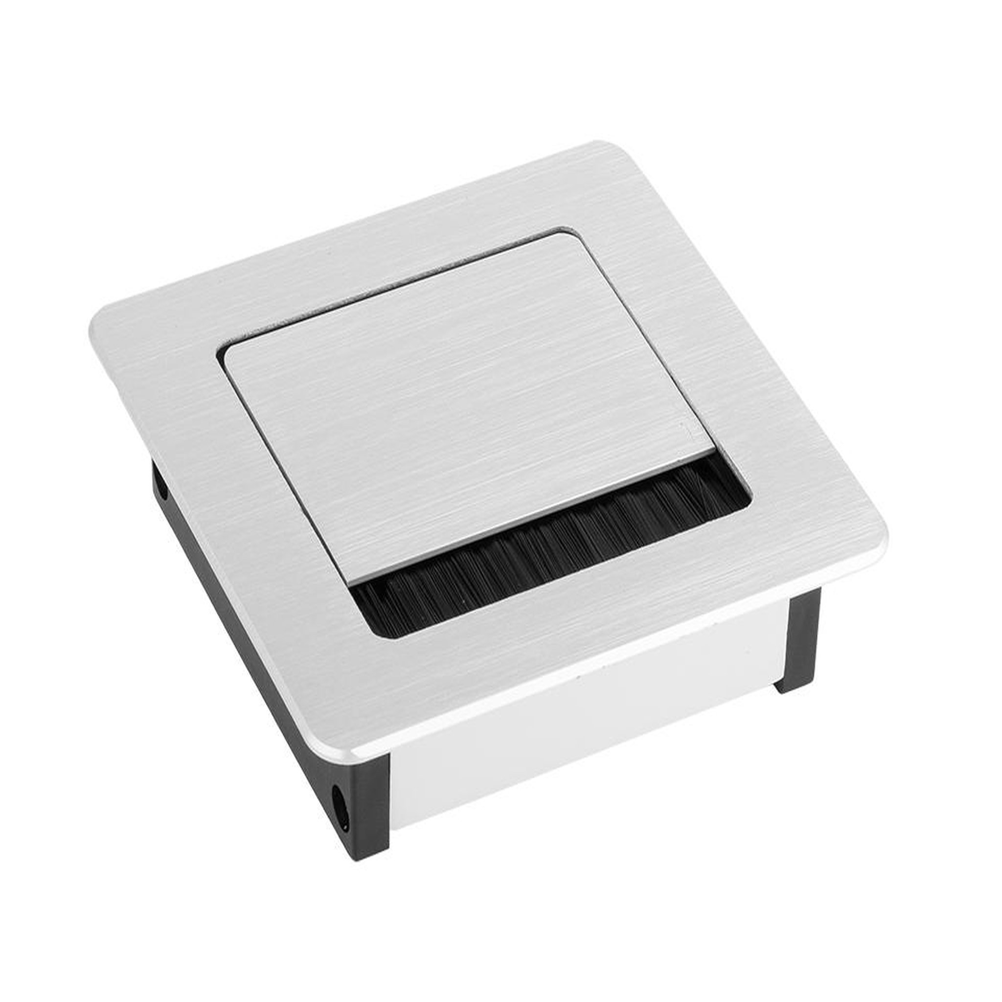 CENTRALE BRICO Passe-câble alu 100x100x29mm alu