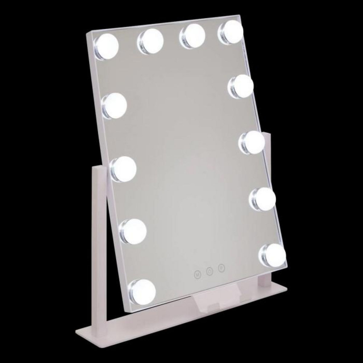FIVE Miroir LED Pivotant  Holly  43cm Blanc