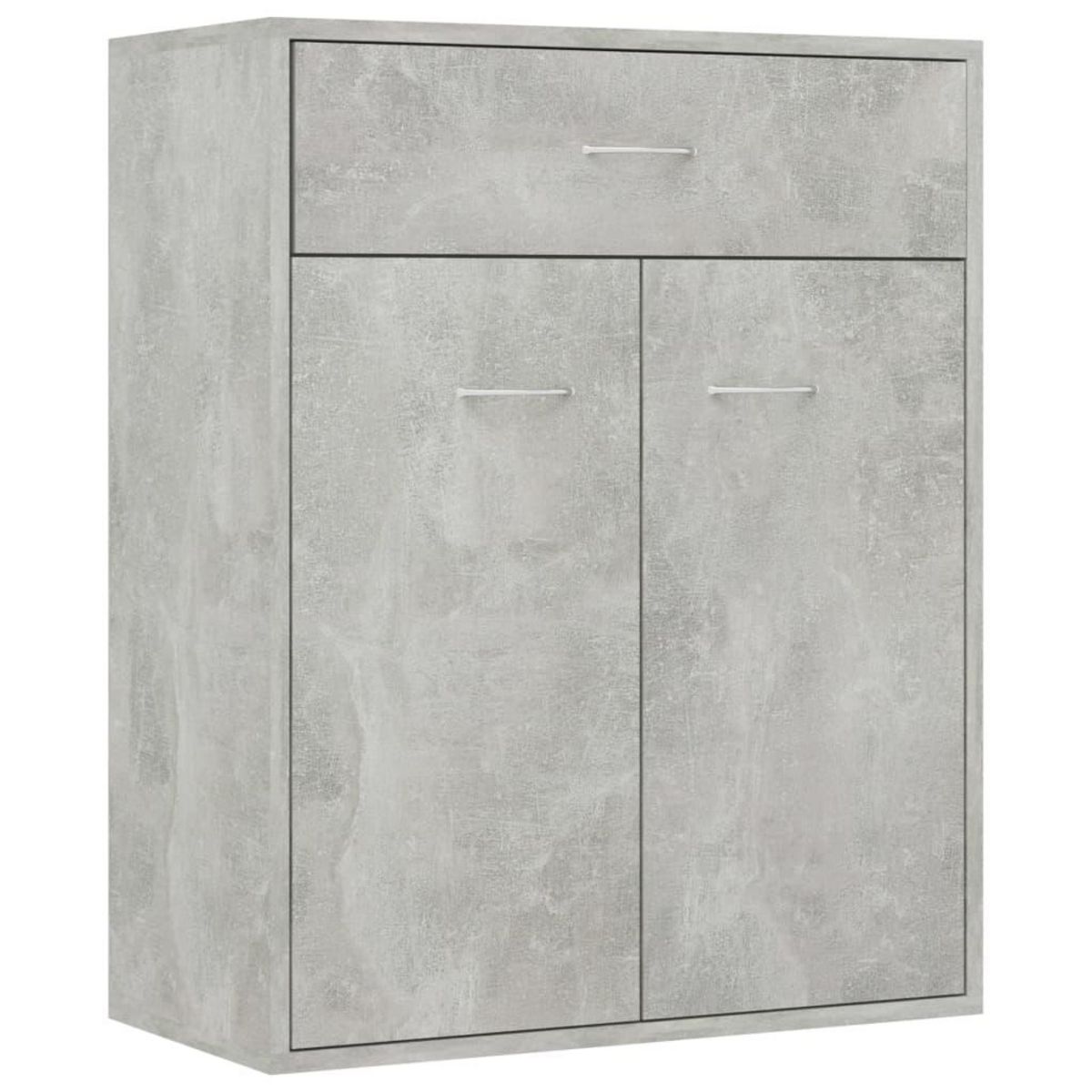 VIDAXL Buffet Gris beton 60x30x75 cm Bois d'ingenierie