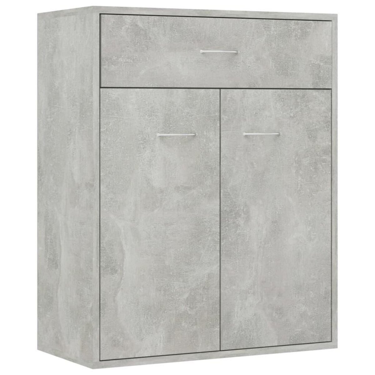 VIDAXL Buffet Gris beton 60x30x75 cm Bois d'ingenierie