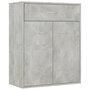 Voir la diapositive 2 : VIDAXL Buffet Gris beton 60x30x75 cm Bois d'ingenierie
