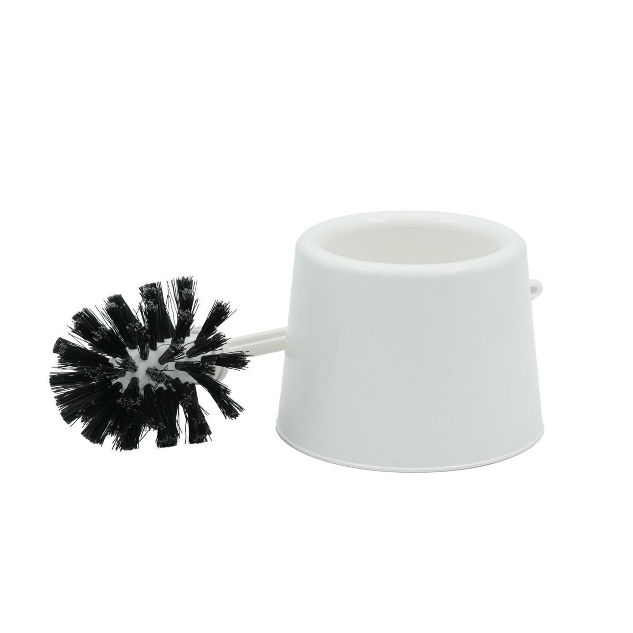 Voir la diapositive 2 : Douceur d'Intérieur Brosse wc uni  tivoli  38cm blanc