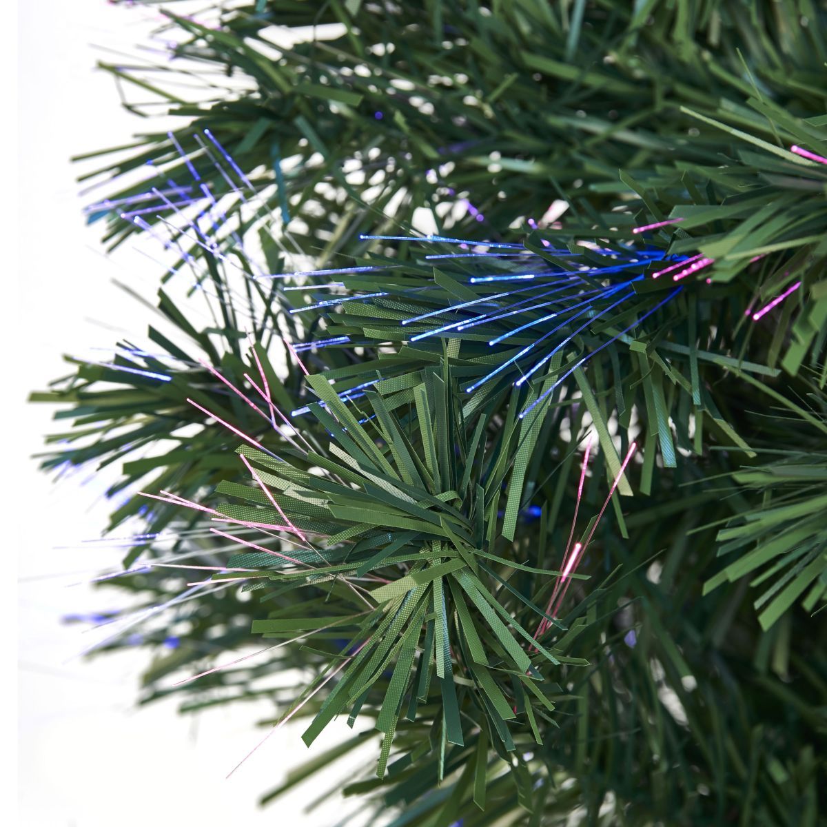ACTUEL Sapin de Noël artificiel 90 cm fibres optiques led
