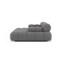 Voir la diapositive 4 : LISA DESIGN Ruby - canapé droit 4 places avec double méridienne - assise profonde - en velours texturé