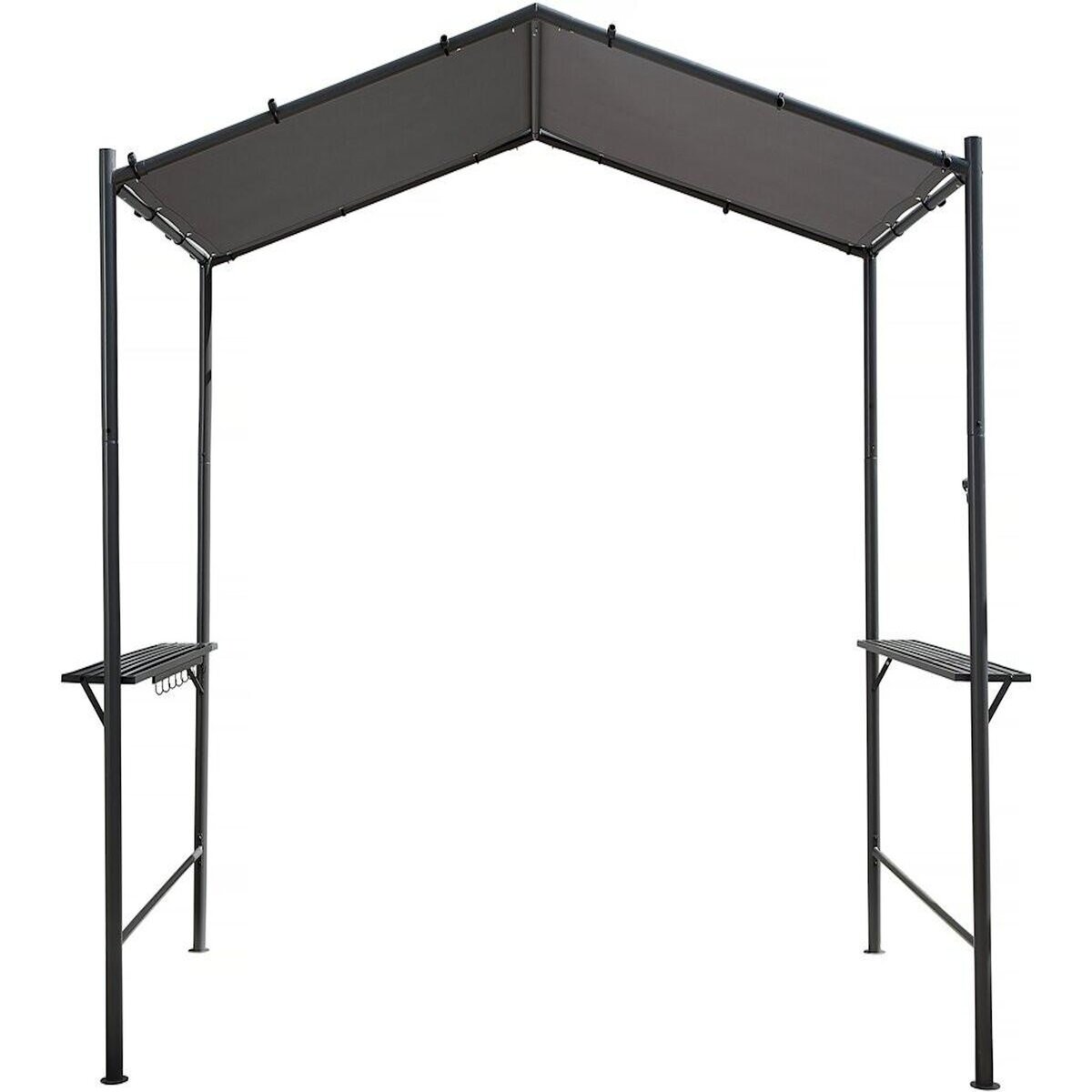 Habitat et Jardin Pergola tonnelle pour barbecue - 277 x 149 cm - Anthracite
