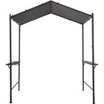 Habitat et Jardin Pergola tonnelle pour barbecue - 277 x 149 cm - Anthracite