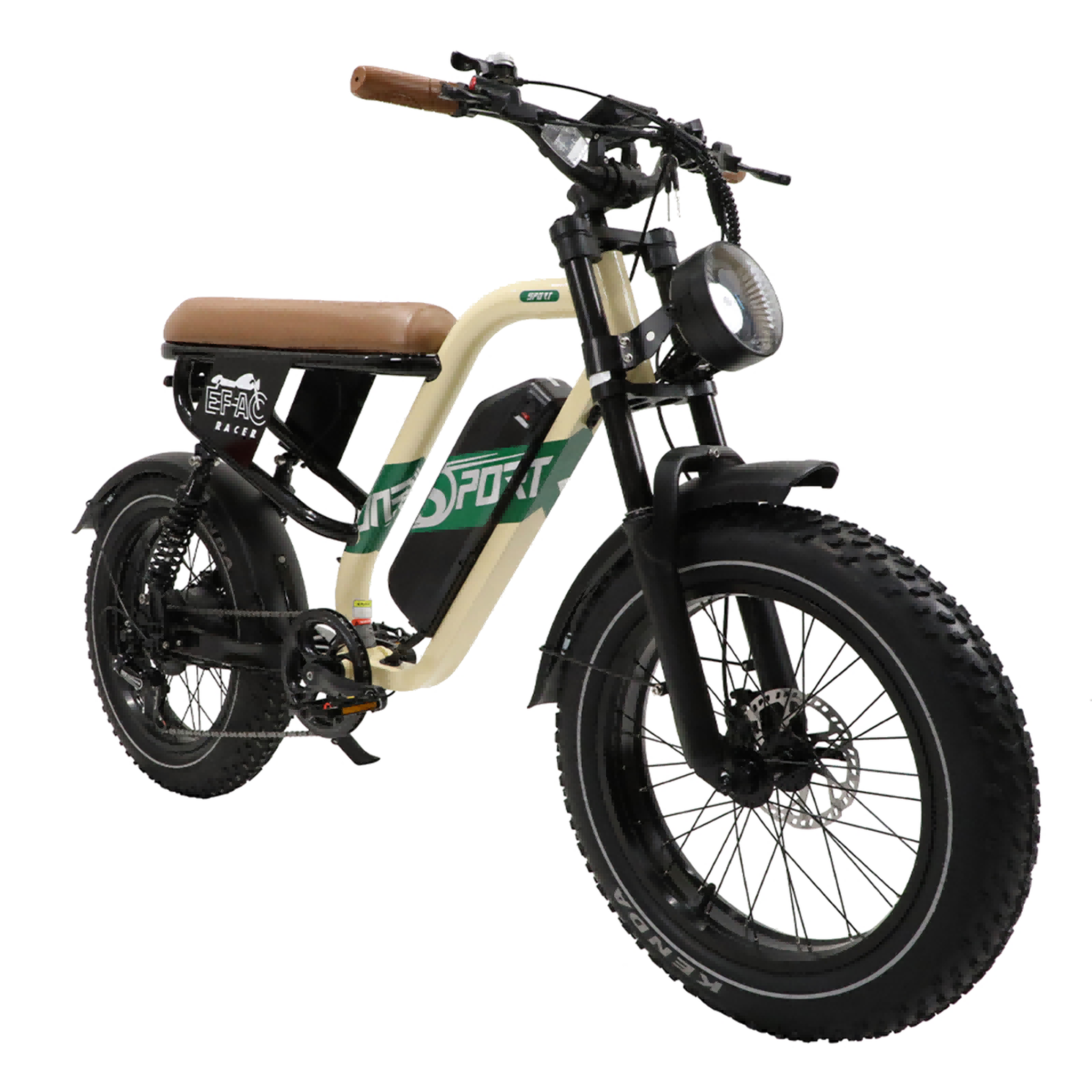 Voir la diapositive 4 : ONESPORT Vélo électrique Onesport W66 style moto, couple de 65 Nm, application