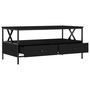 Voir la diapositive 5 : VIDAXL Table basse noir 100x51x45 cm bois d'ingenierie