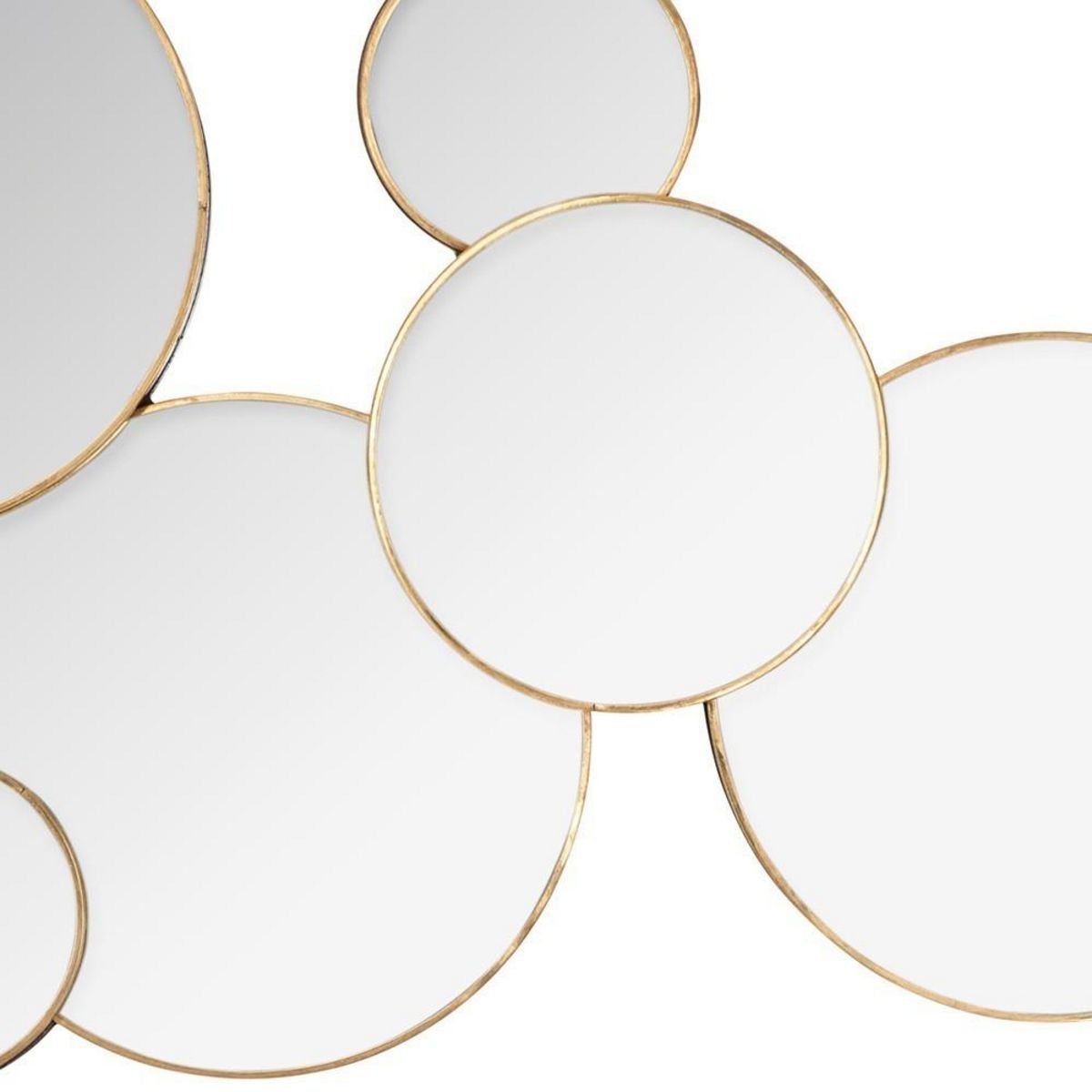 ATMOSPHERA Miroirs ronds multiples Lila 61x37 cm