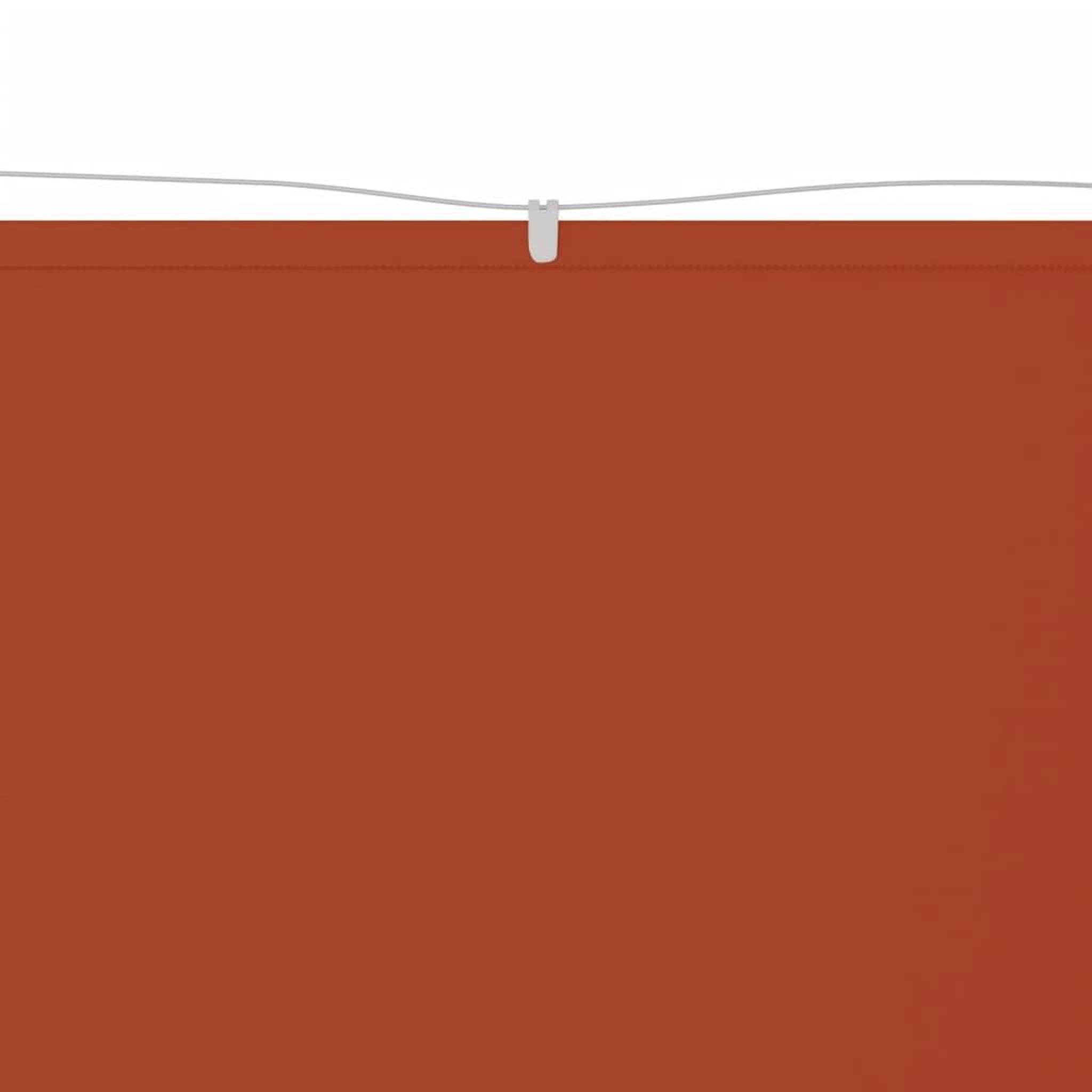 Voir la diapositive 3 : VIDAXL Auvent vertical Terre cuite 100x360 cm Tissu oxford