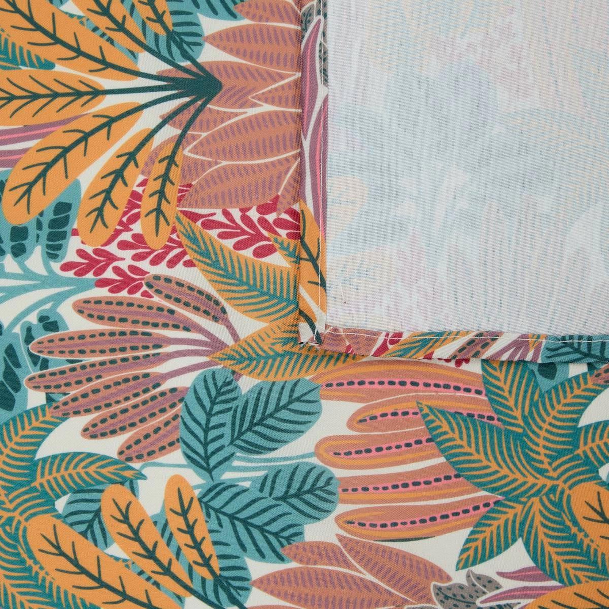 Voir la diapositive 2 : ATMOSPHERA Nappe antitache imprimée  tropical  150x300cm multicolore