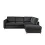 Voir la diapositive 6 : LISA DESIGN Brooke - canapé d'angle droit - convertible - 5 places - en velours