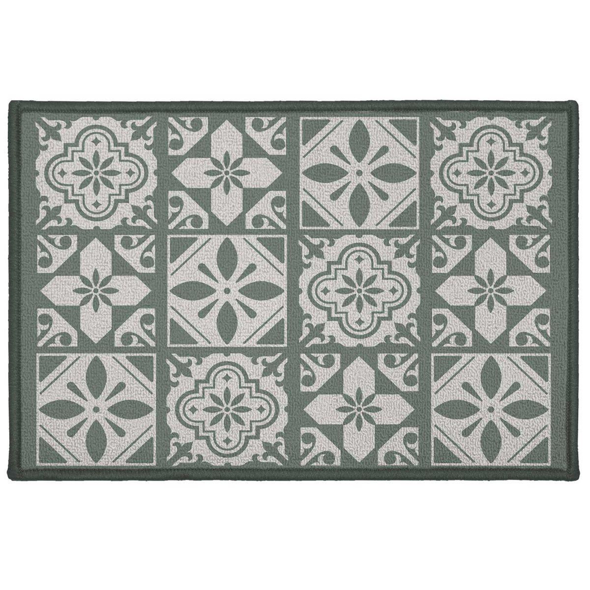Douceur d'Intérieur Tapis de cuisine  constantine  40x60cm sauge
