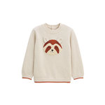 Petit Béguin Pull enfant en tricot Gustin. Coloris disponibles : Beige
