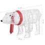 Voir la diapositive 6 : VIDAXL Decoration lumineuse de Noël Ours 45 LED 71x20x38 cm Acrylique