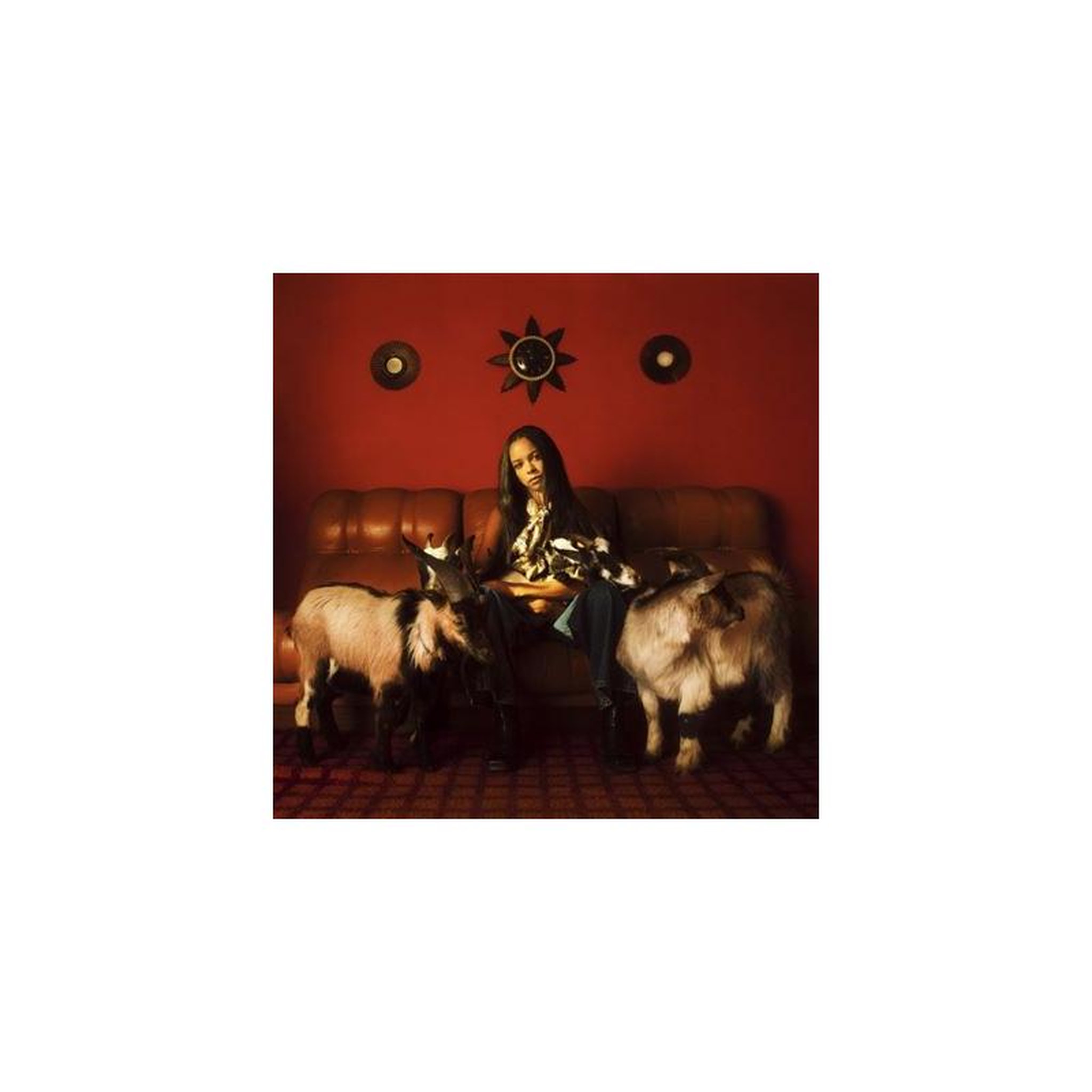 Album vinyle 2lp capricorn sun de tsha, rouge marbré double disque, jaquette gatefold