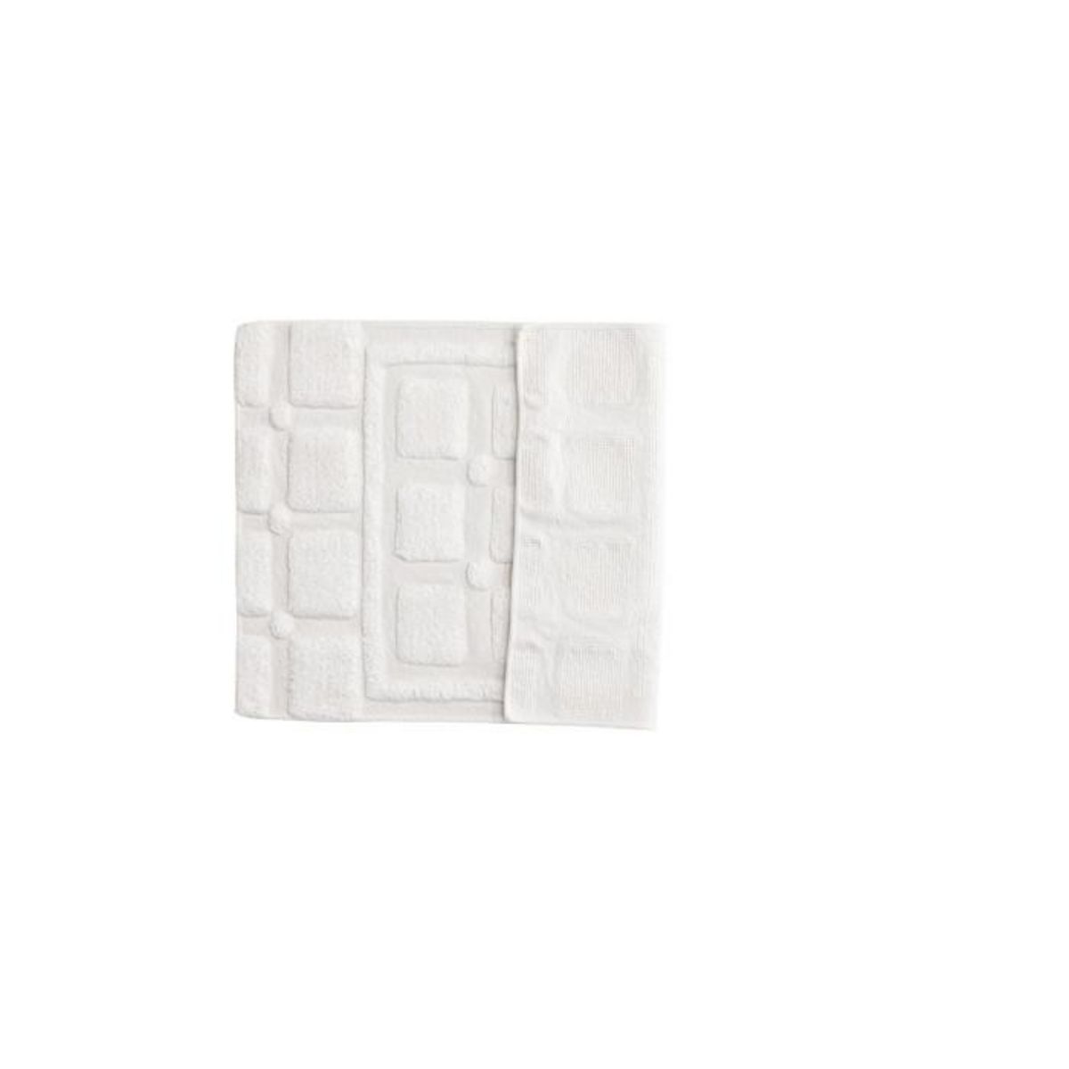 Paris Prix Tapis de Salle de Bain  Putte  60x90cm Blanc