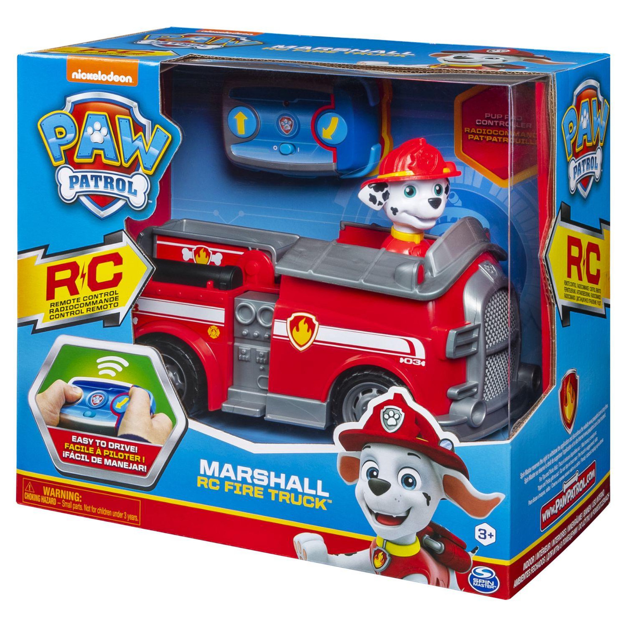 SPIN MASTER Camion de pompier radiocommandé Marcus - La Pat' Patrouille