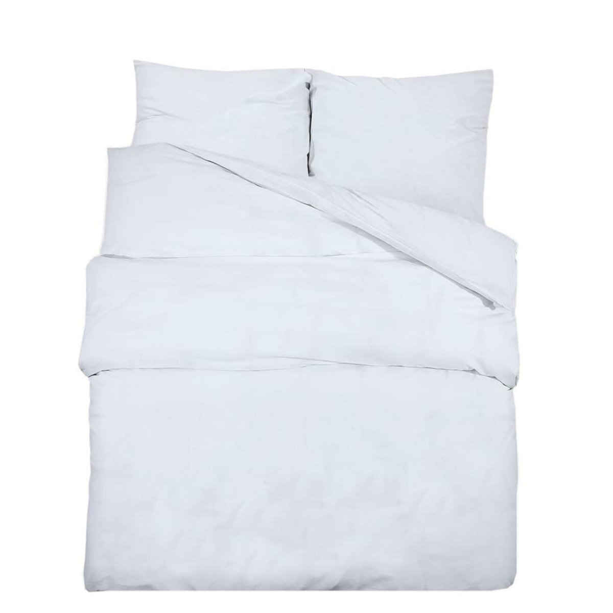 VIDAXL Ensemble de housse de couette Blanc 135x200 cm Coton