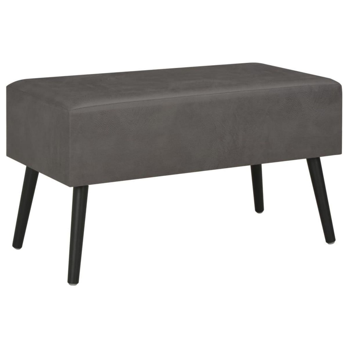 VIDAXL Table basse Gris 80x40x46 cm Similicuir