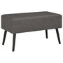 Voir la diapositive 3 : VIDAXL Table basse Gris 80x40x46 cm Similicuir