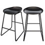 Voir la diapositive 1 : Rendez vous déco Lot de 2 chaises pour îlot central H65,5 cm noires-Yoshi