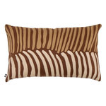 ATMOSPHERA Coussin Déco Brodé  Hary  30x50cm Marron