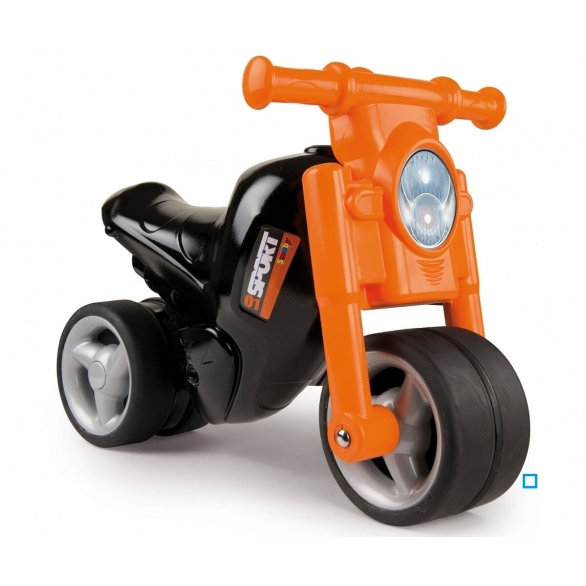 Porteur Moto Noire Smoby en orange