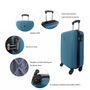 Voir la diapositive 4 : David Jones Lot 3 valises rigides dont 1 valise cabine