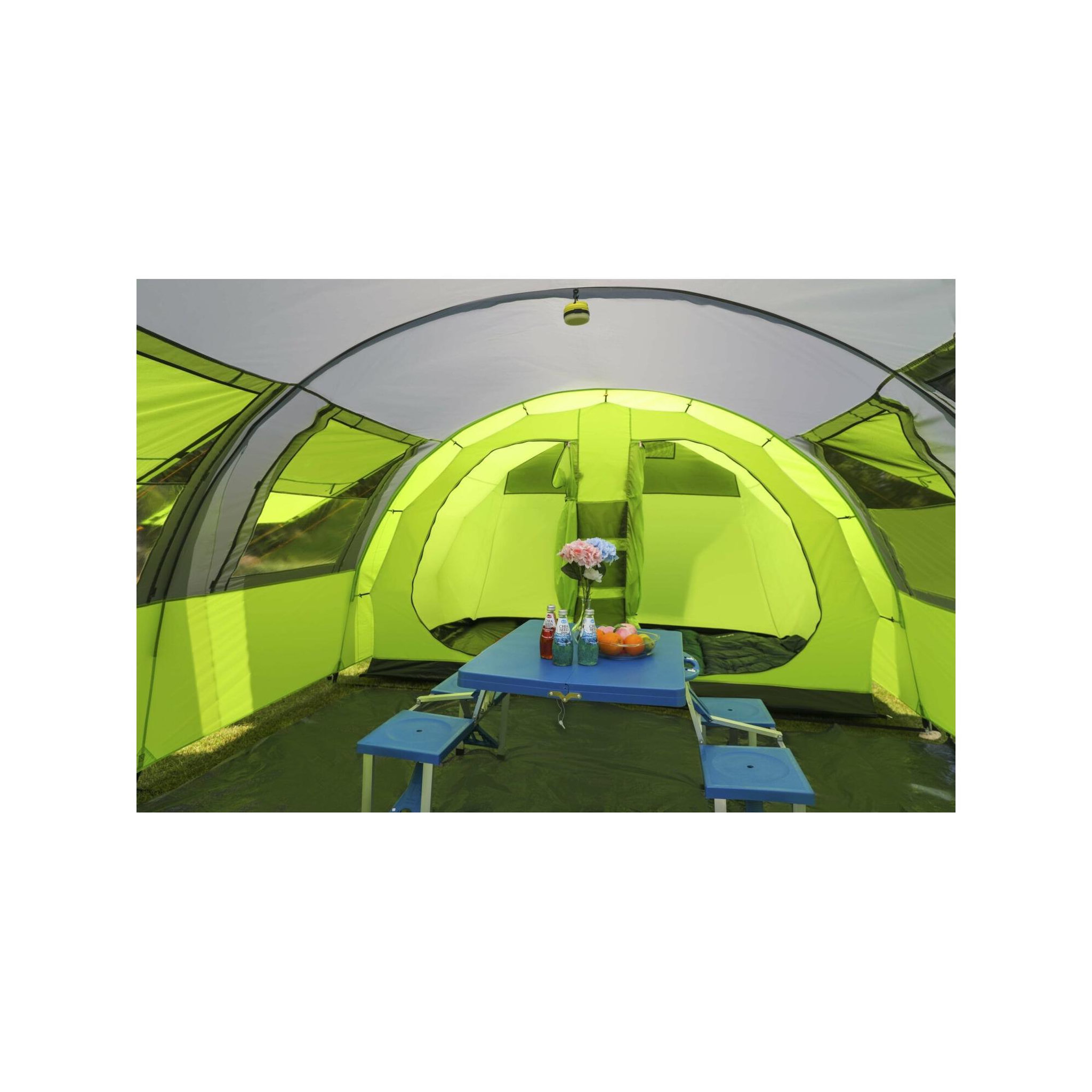 Voir la diapositive 4 : KINGCAMP Tente de camping familiale 4 places Sorrente - KingCamp - Dimensions : 480 x 340 x 200 cm