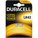 Duracell Blister 2 piles Electronics LR43