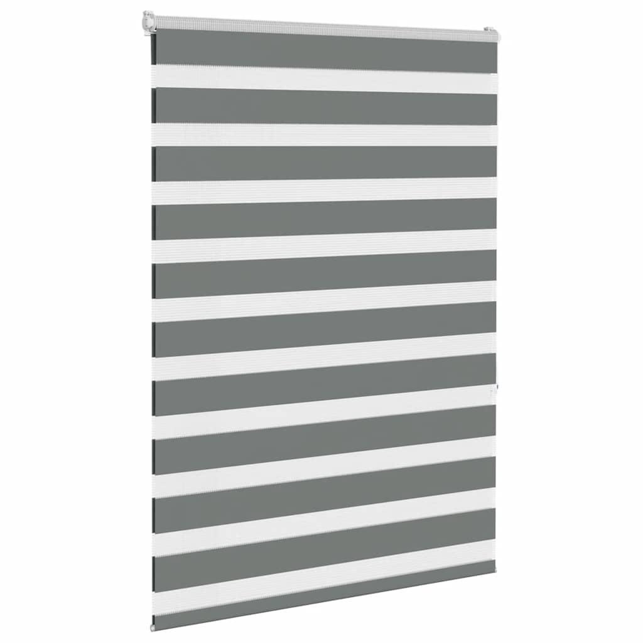 Voir la diapositive 3 : VIDAXL Store zebre gris fonce largeur du tissu 100,9 cm polyester