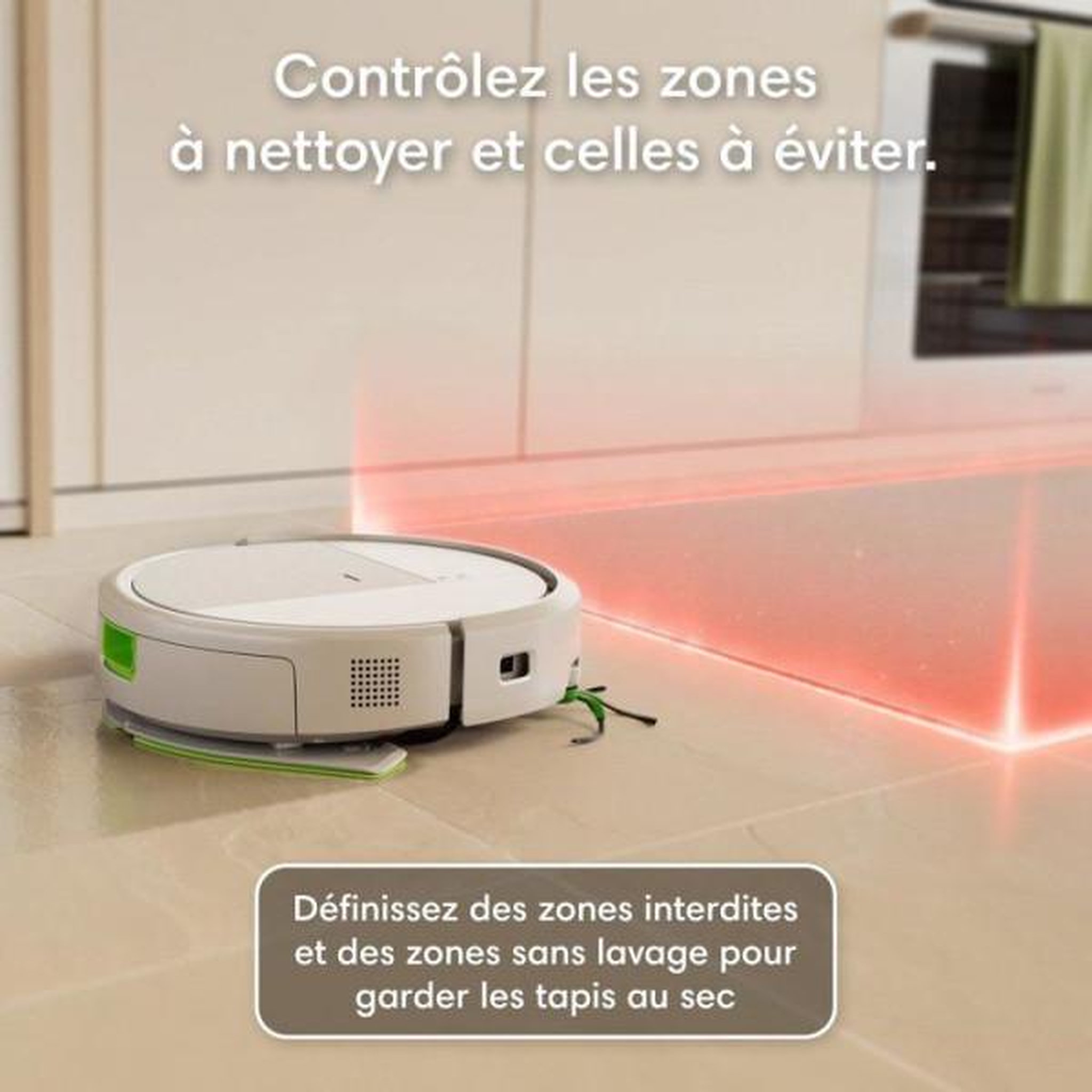 Voir la diapositive 6 : IROBOT Robot Aspirateur Laveur Roomba Combo 115