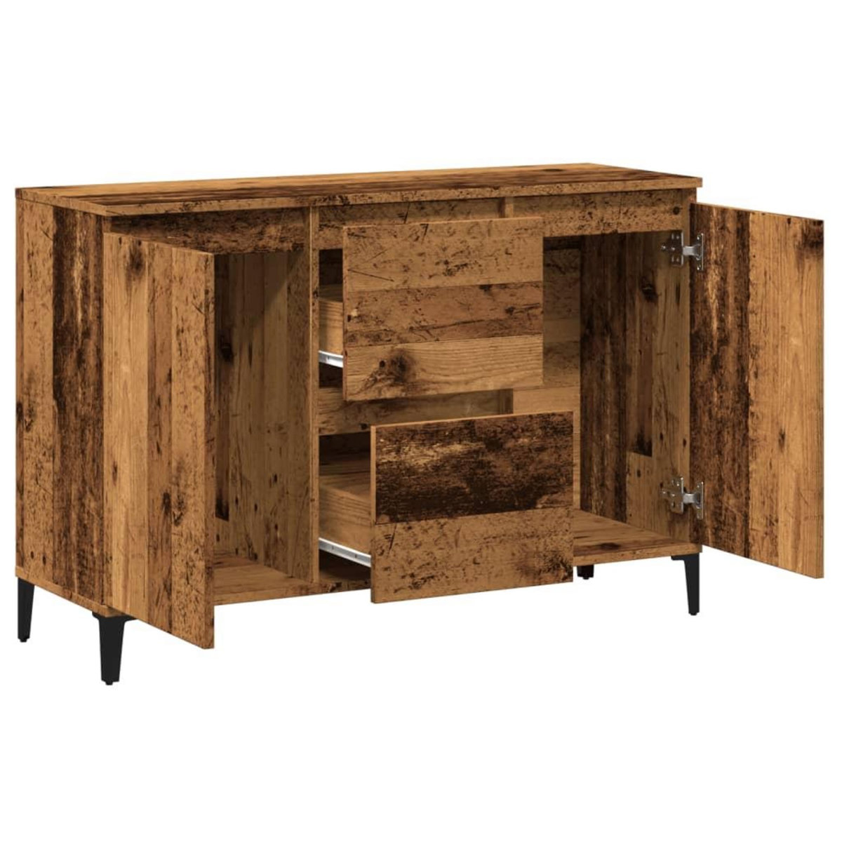 VIDAXL Buffet vieux bois 102x35x70 cm bois d'ingenierie