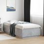 Voir la diapositive 1 : VIDAXL Cadre de lit sans matelas gris beton 100x200 cm