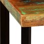 VIDAXL Table de bar Bois de recuperation massif 60 x 60 x 107 cm