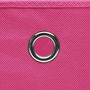 Voir la diapositive 4 : VIDAXL Boîtes de rangement 10 pcs Tissu intisse 28x28x28 cm Rose